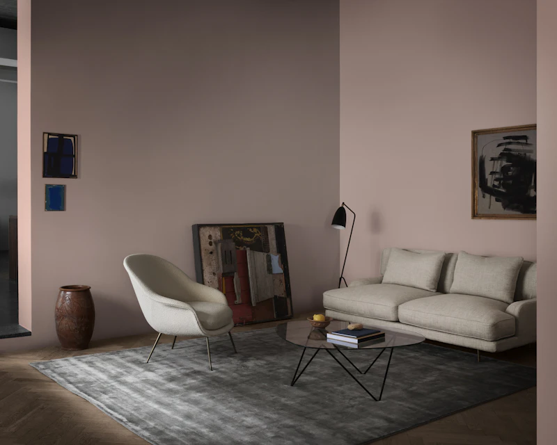 Pedrera Coffee Table, Black Semi Matte from GUBI | RoyalDesign.co.uk