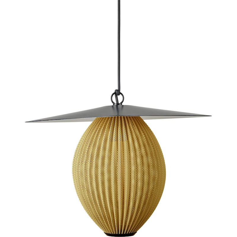 Satellite Pendant Outdoor 220 mm, Mustard Gold Semi Matt