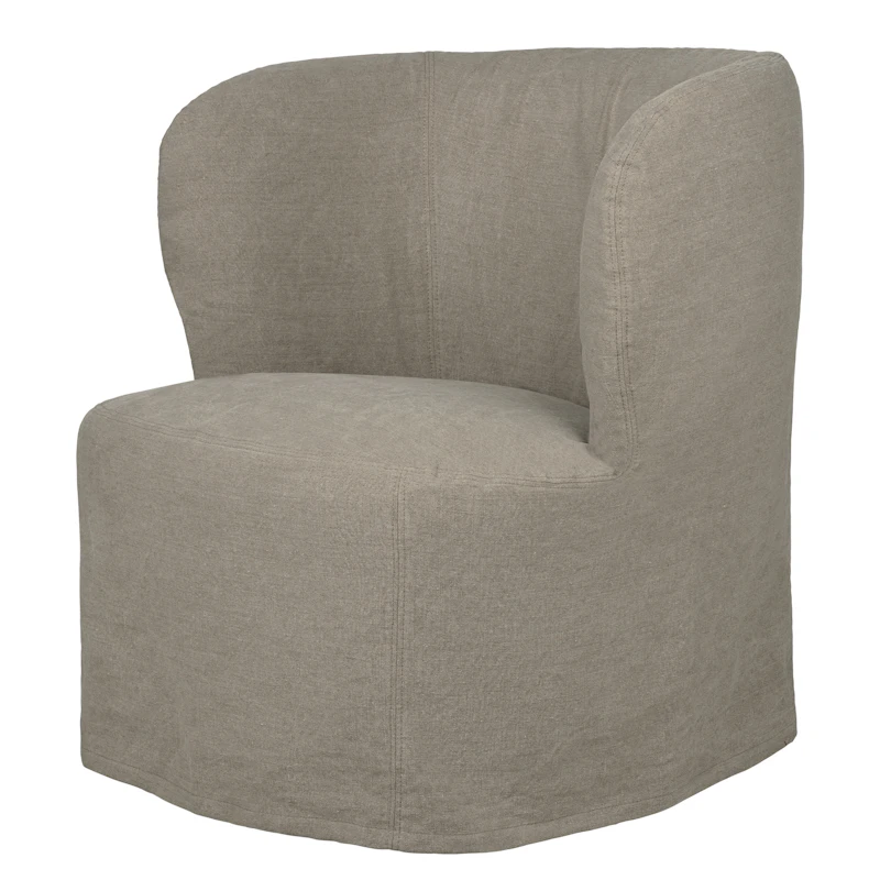 Stay Slipcover Armchair 70 cm, Linen0024