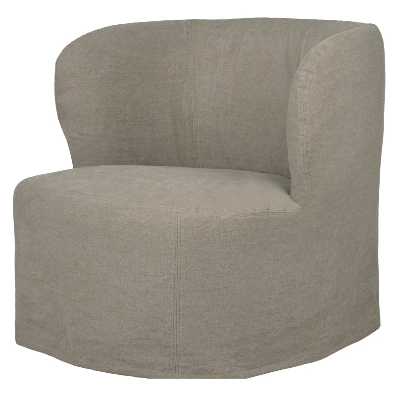 Stay Slipcover Armchair 85 cm, Linen0024