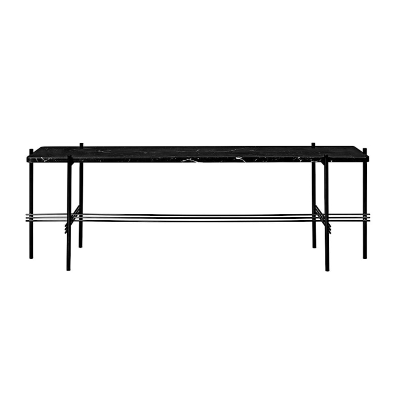 Ts Console 1 Rack, Black/Black Marble