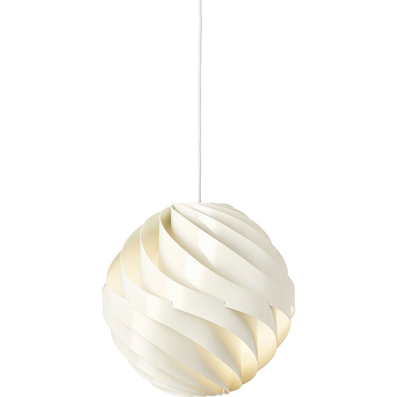 Turbo Pendant Ø 36 cm, Glossy Alabaster White