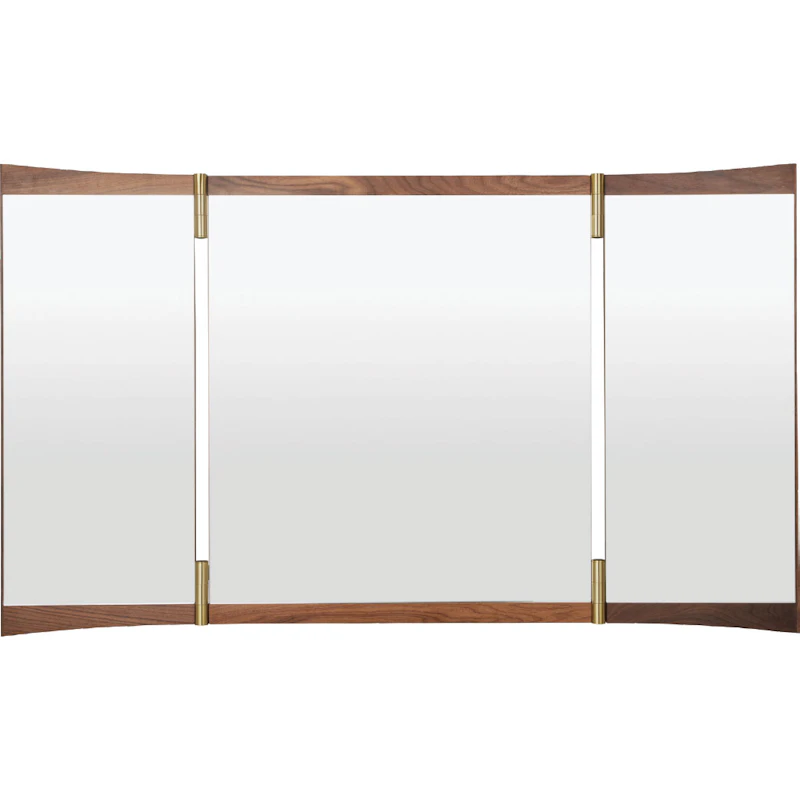 Vanity 3 Wall Mirror 117x60 cm, Walnut