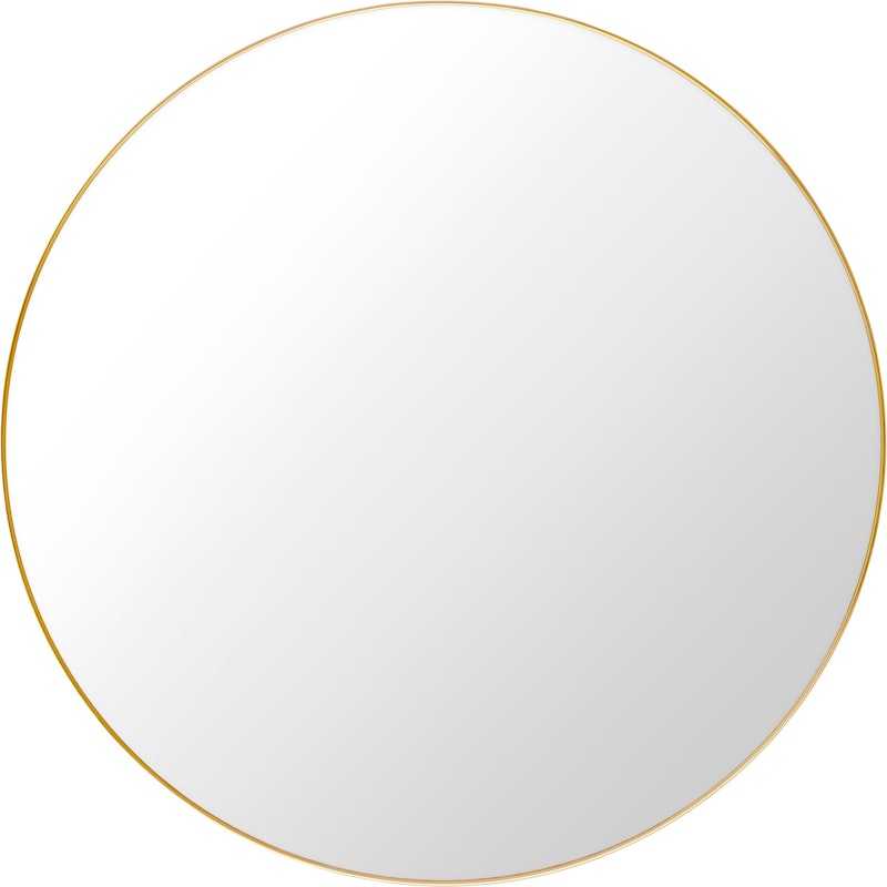 Wall Mirror 110 cm, Polished Brass