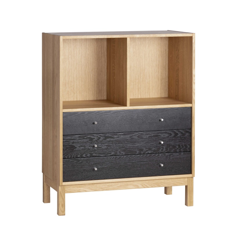3002 Dresser, Oiled Oak / Black