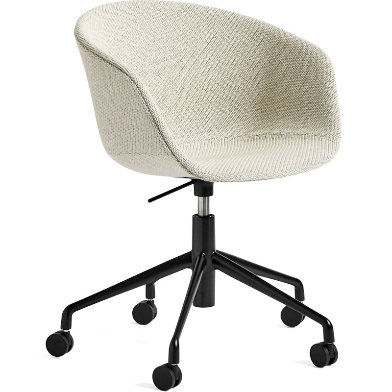 AAC53 Chair 5 star swivel, Black / Coda White