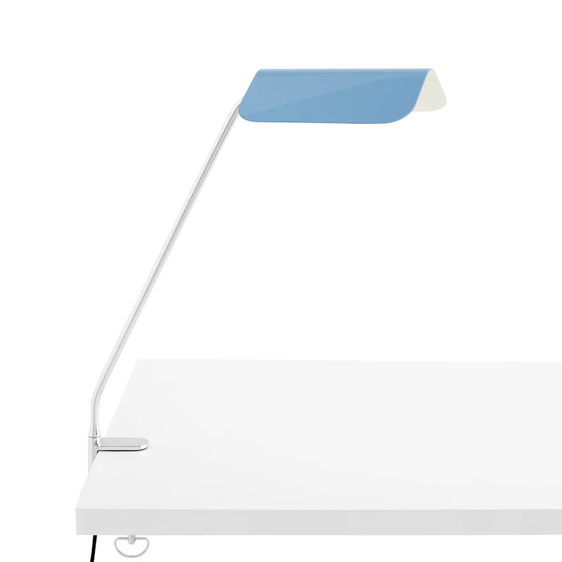 Apex Desk Lamp with clamp, Pastel Blue