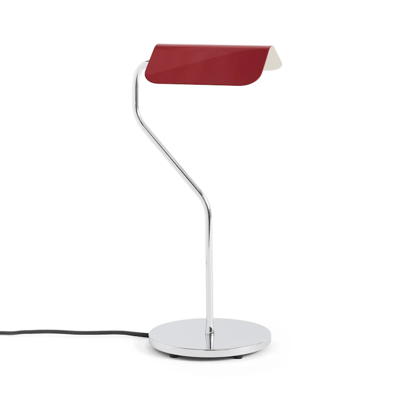Apex Table Lamp, Maroon Red