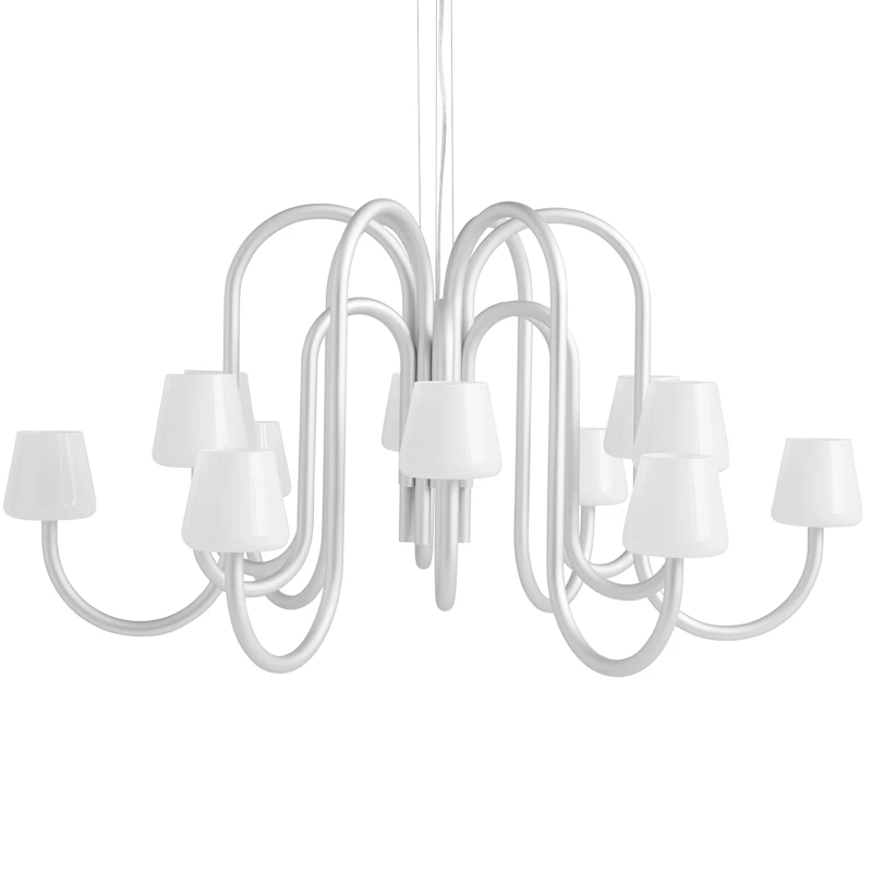 Apollo 1065 Chandelier 12 Arms, White