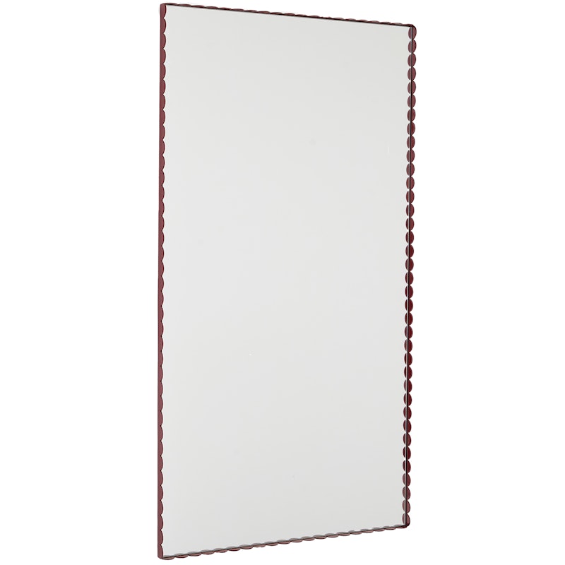 Arcs Mirror L 72x133 cm, Burgundy