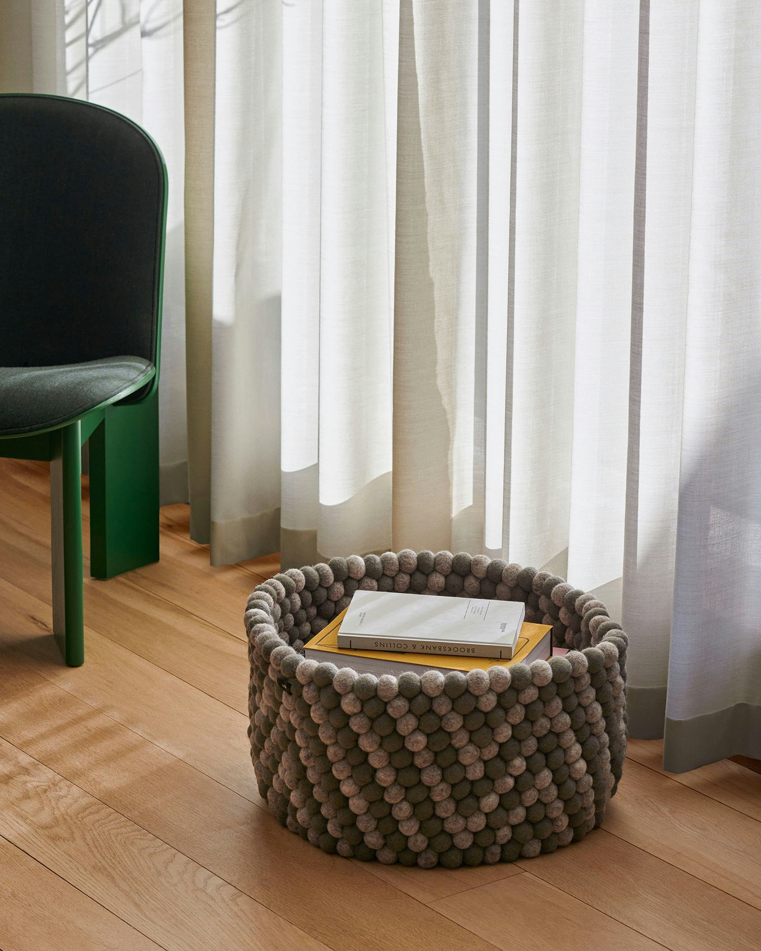 Bead Basket Wool, Grey from HAY | RoyalDesign.co.uk