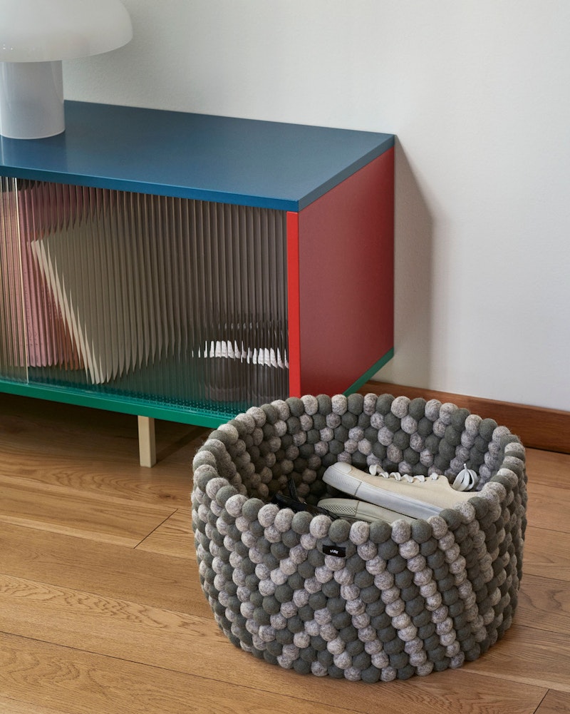 Bead Basket Wool, Grey from HAY | RoyalDesign.co.uk