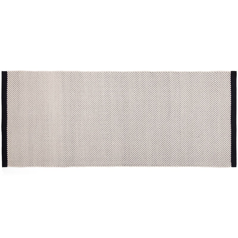 Bias Rug 80x200 cm, Black