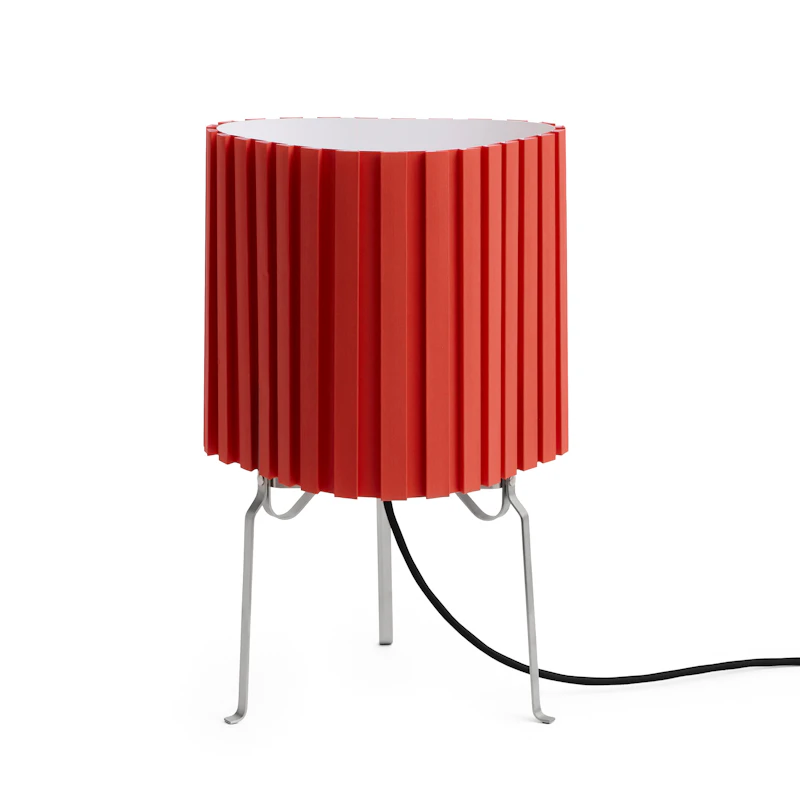 Canelé Table Lamp, Tomato Red