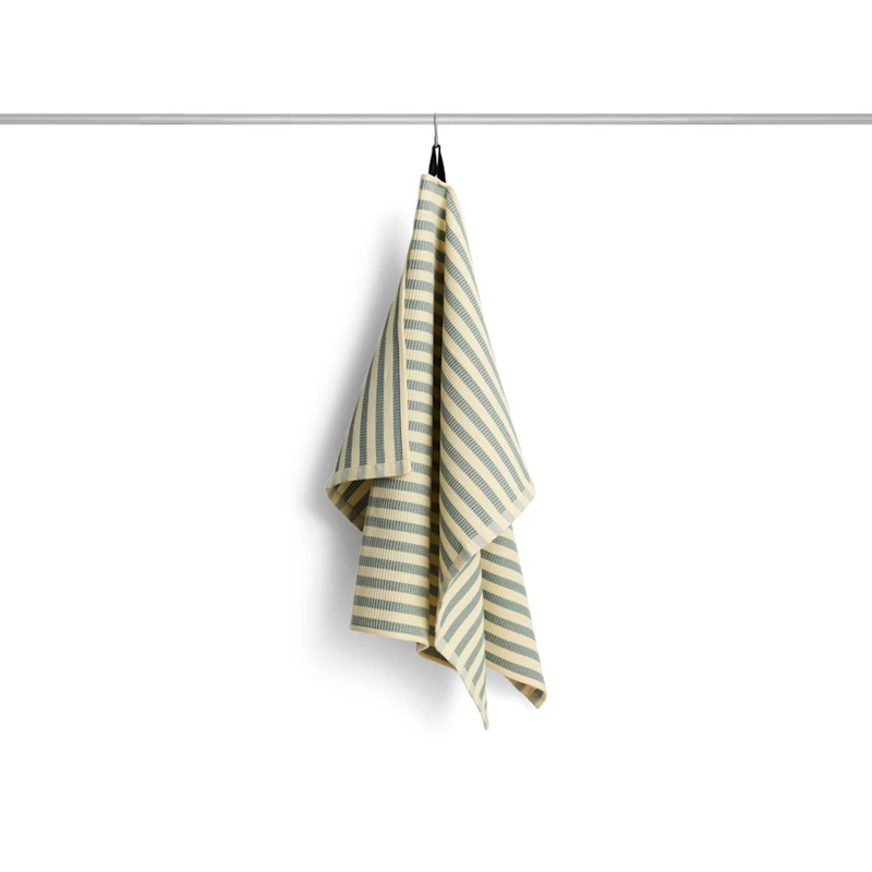Canteen Kitchen Towel, Green / Yellow