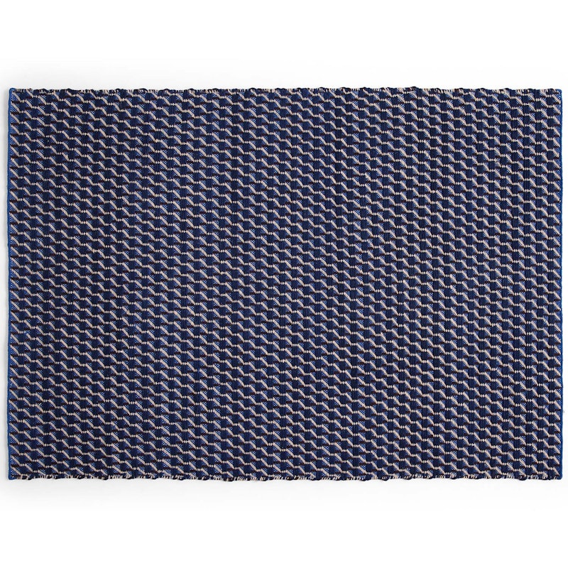 Channel Rug Blue/White, 140x200 cm