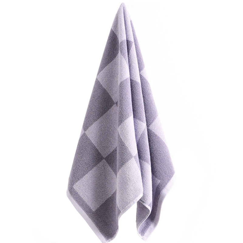 Check Hand Towel 50x90 cm, Lavender