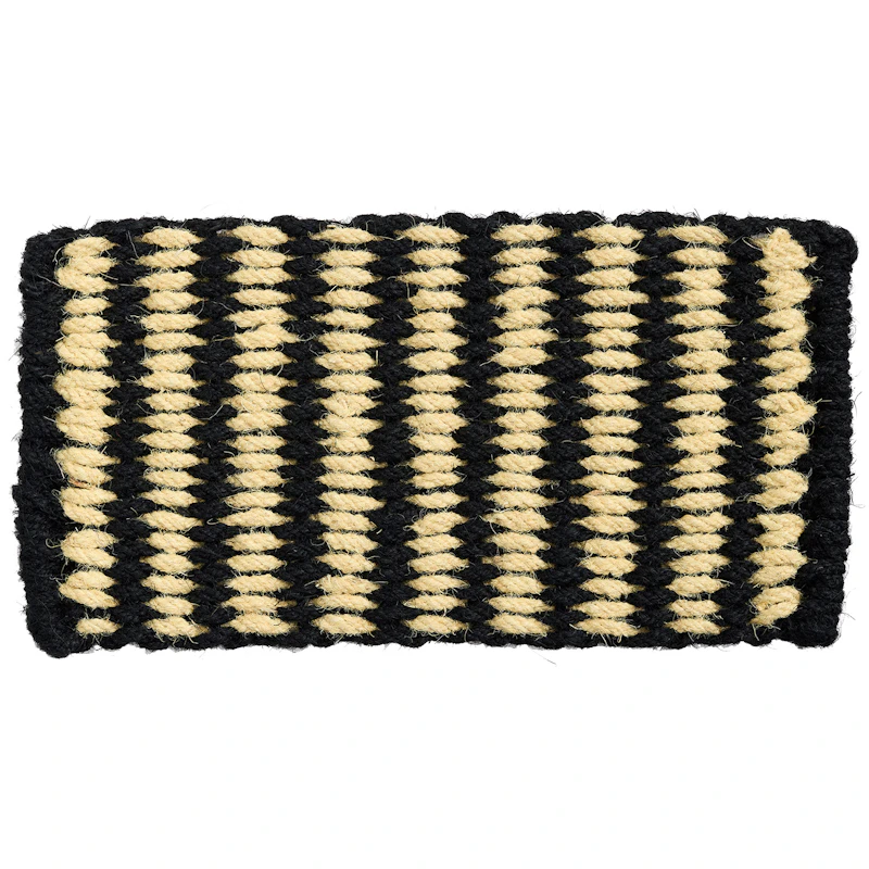 Coco Door Mat 40x80 cm, Black / White