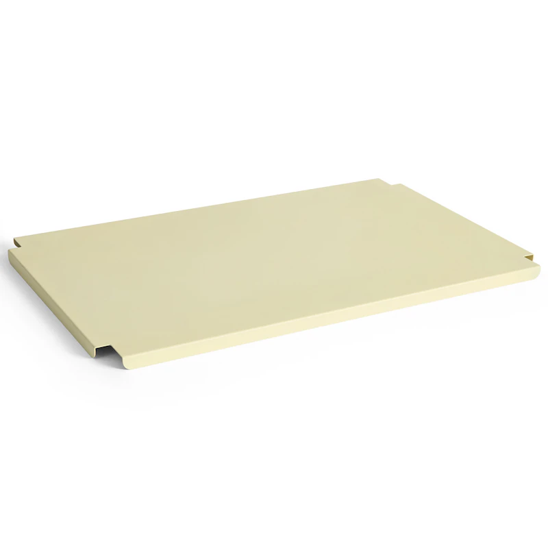 Colour Crate Metal Large Lid, Light Yellow