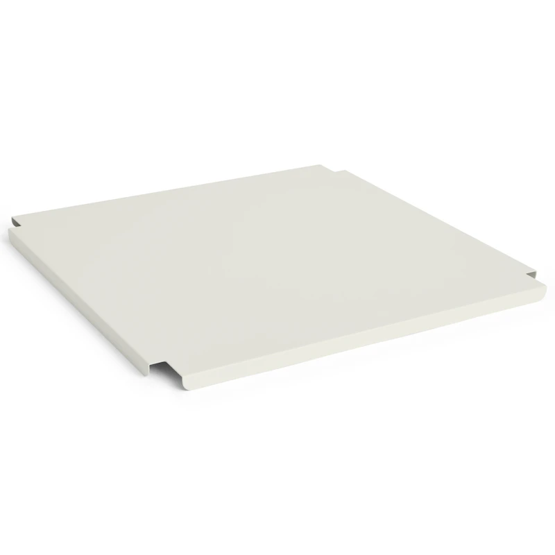 Colour Crate Metal Large Square Lid, Off-White