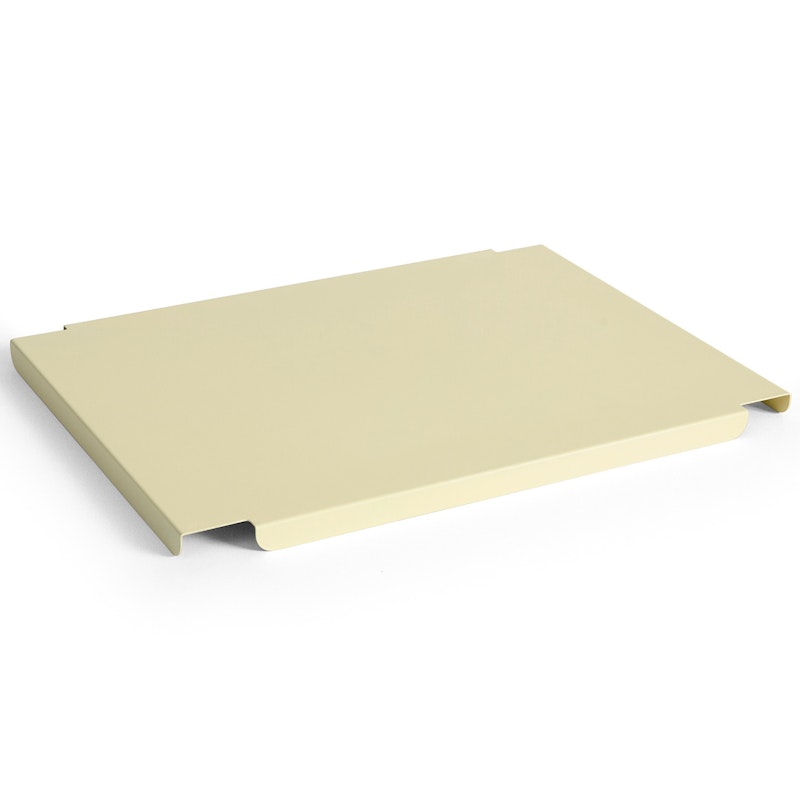 Colour Crate Metal Medium Lid, Light Yellow