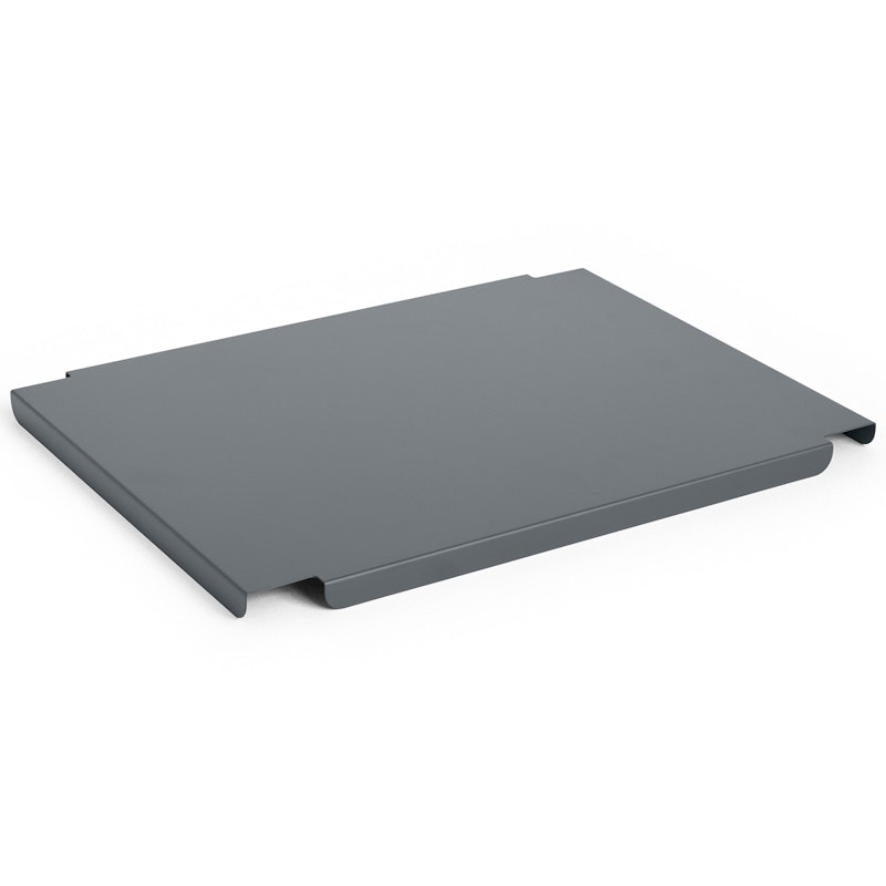 Colour Crate Metal Medium Lid, Charcoal