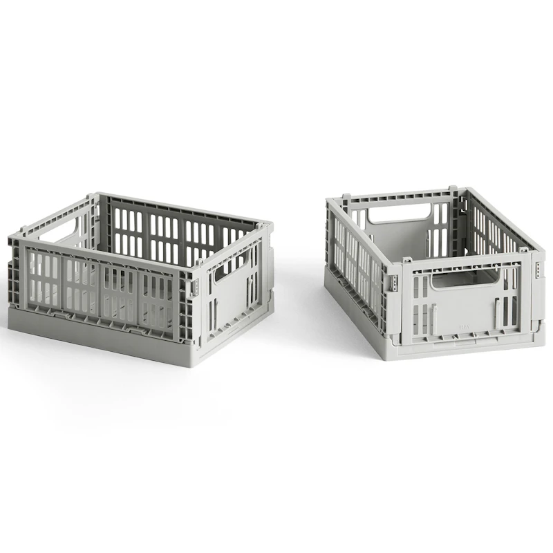 Colour Crate Mini Storage 2-pack, Grey