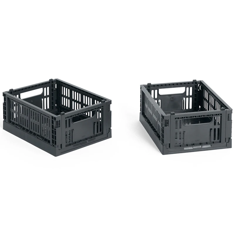 Colour Crate Mini Storage 2-pack, Charcoal