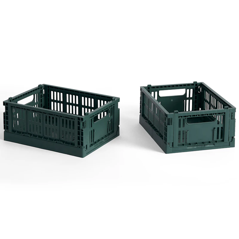 Colour Crate Mini Storage 2-pack, Dark Green