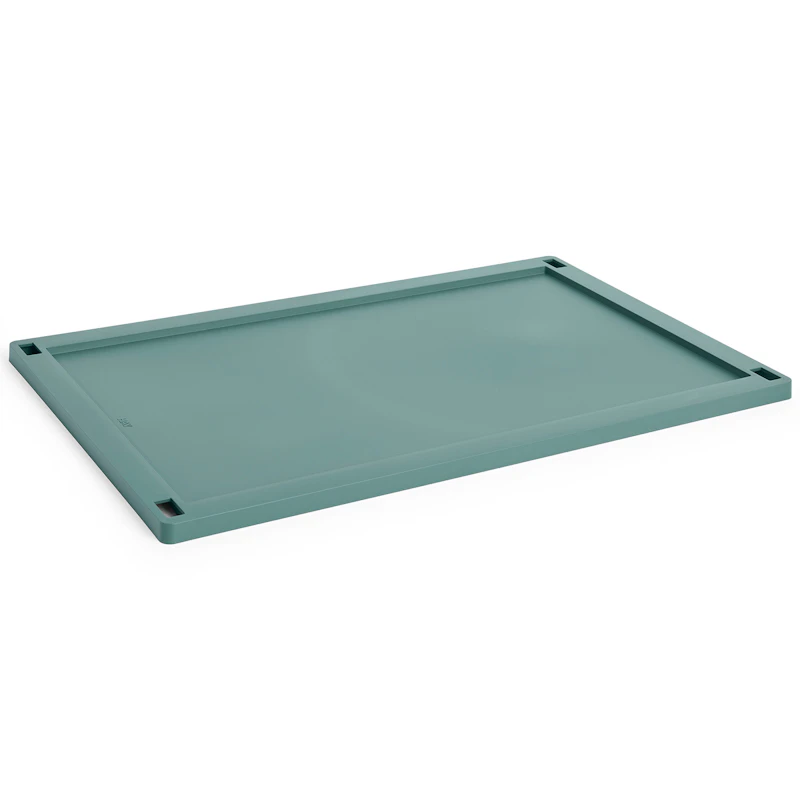 Colour Crate Plastic Large Lid, Dark Green