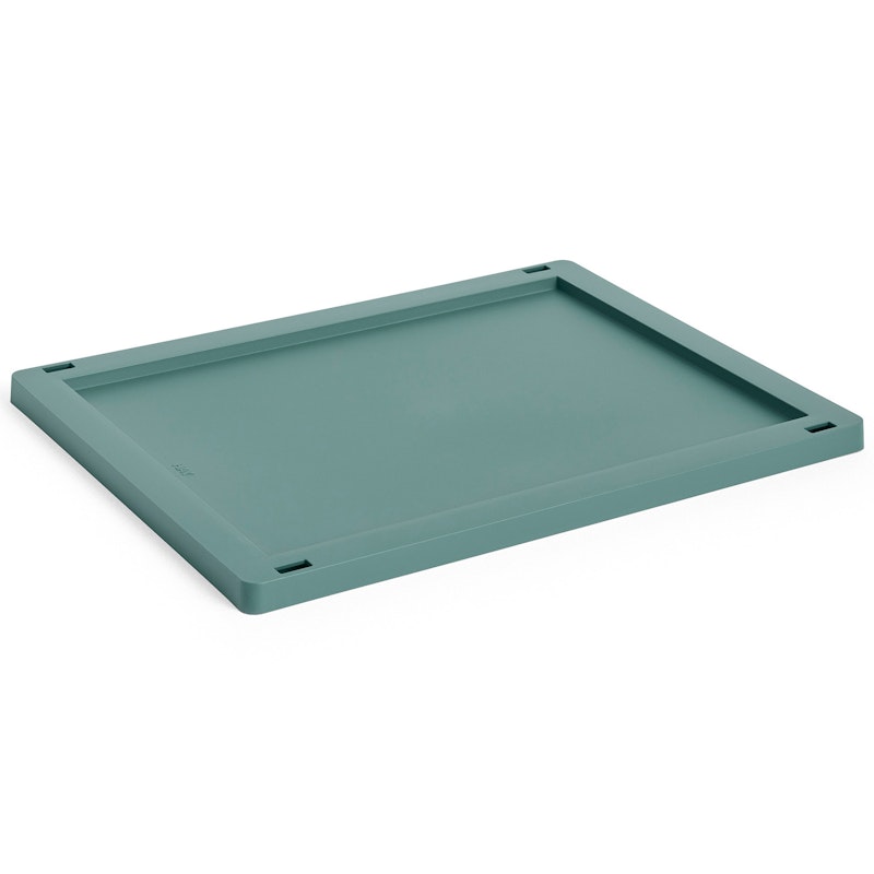 Colour Crate Plastic Medium Lid, Dark Green
