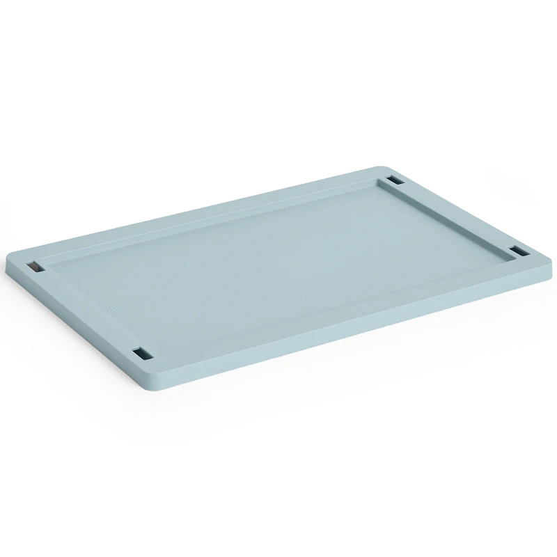 Colour Crate Plastic Small Lid, Dusty Blue
