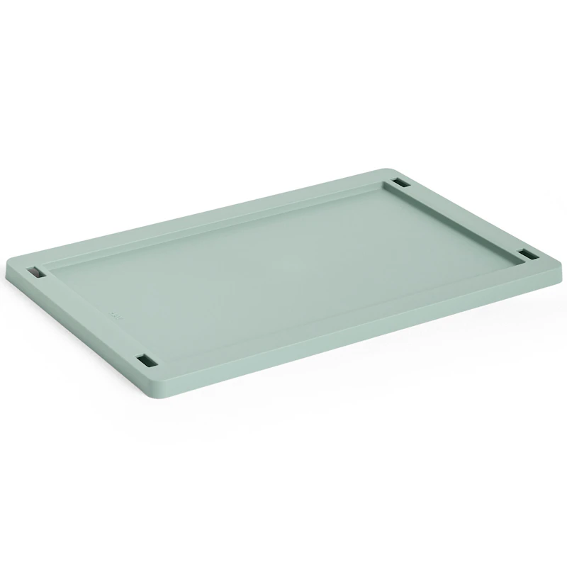 Colour Crate Plastic Small Lid, Sage Green