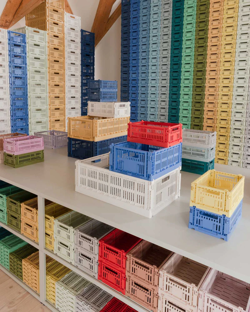 Colour Crate Storage Box S 17x26,5 cm, Powder | RoyalDesign.co.uk