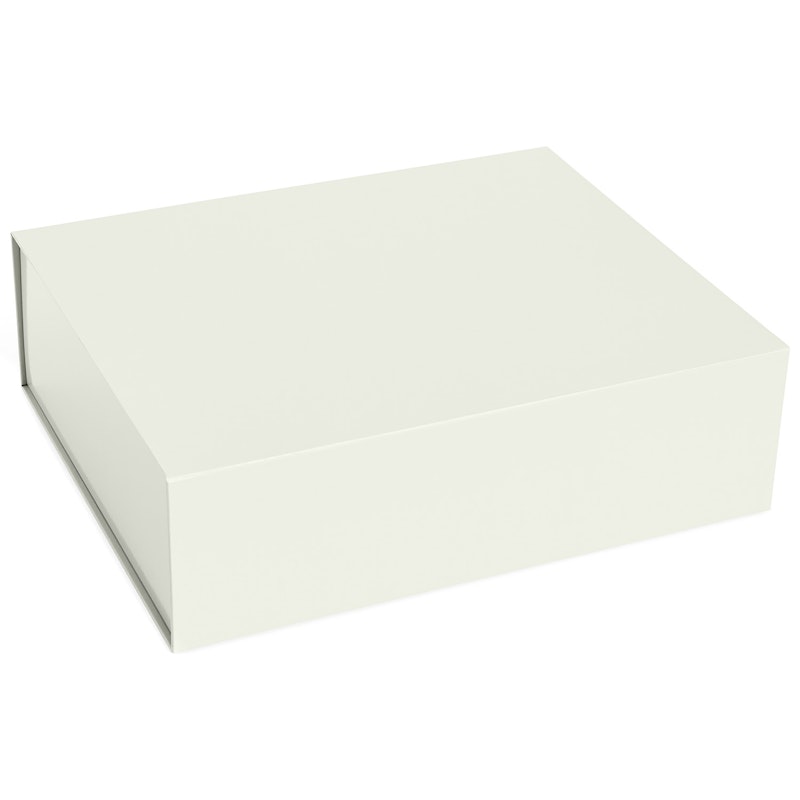 Colour Storage Box L, Chalk White