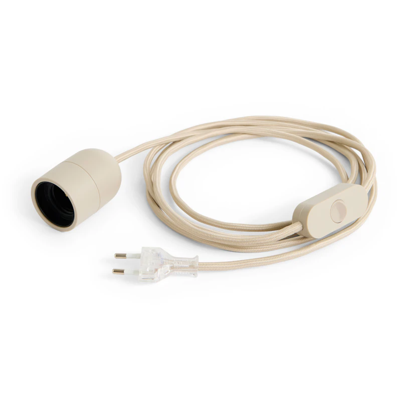 Common Table Cord Set, Beton Grey