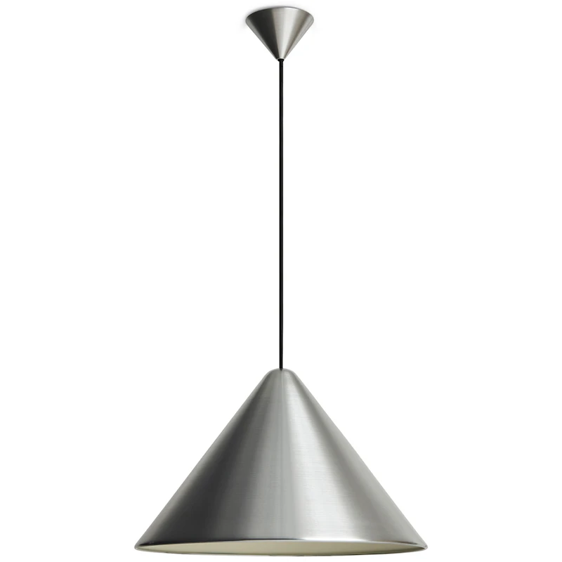 Compass Pendant Brushed Aluminium, 43 cm