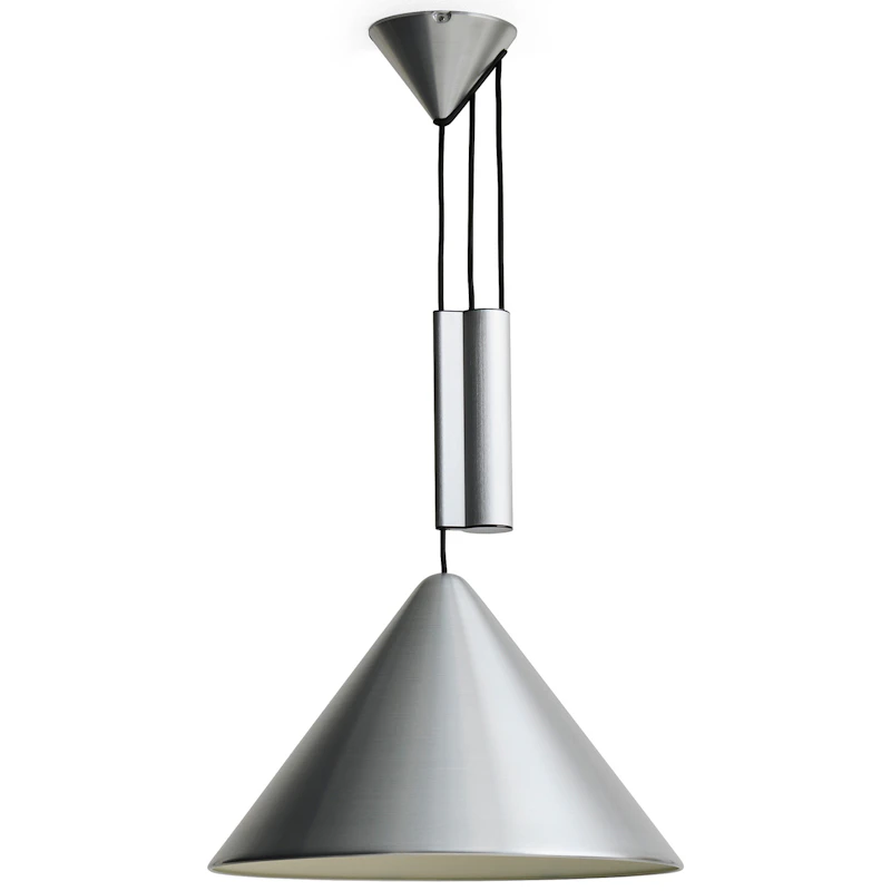 Compass Pendant Adjustable 43 cm, Brushed Aluminium