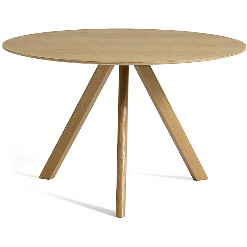 CPH 20 2.0 Table Ø120 cm, Water based lacquered Oak