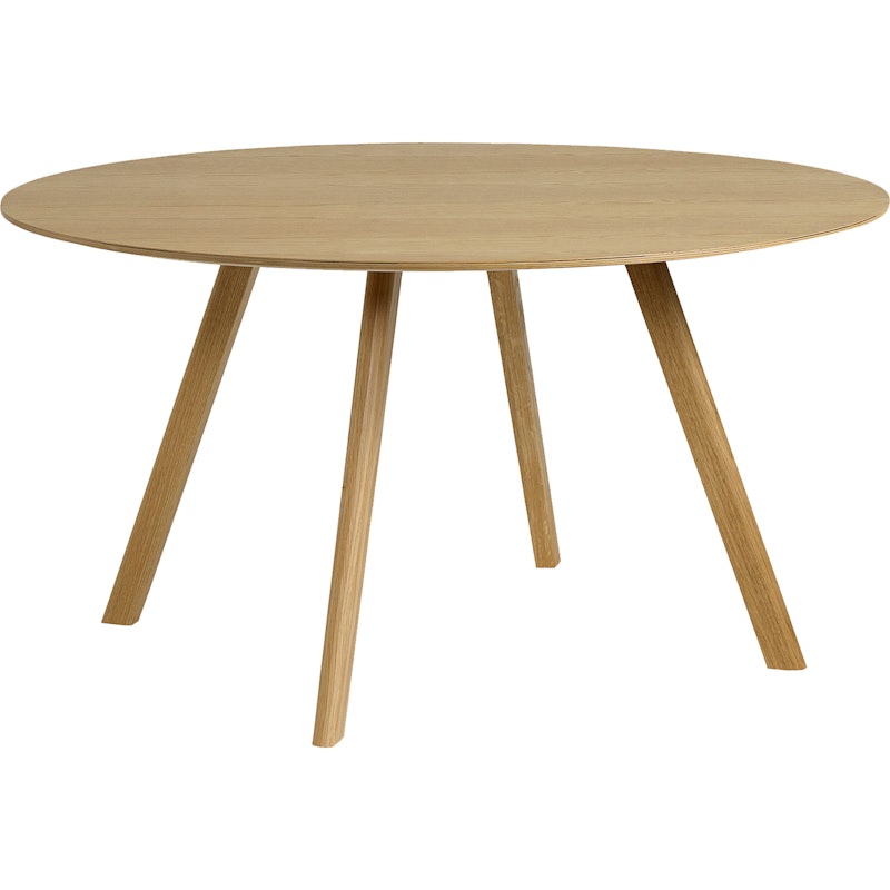 CPH 25 Table Ø140x74 cm, Water-based Lacquered Oak