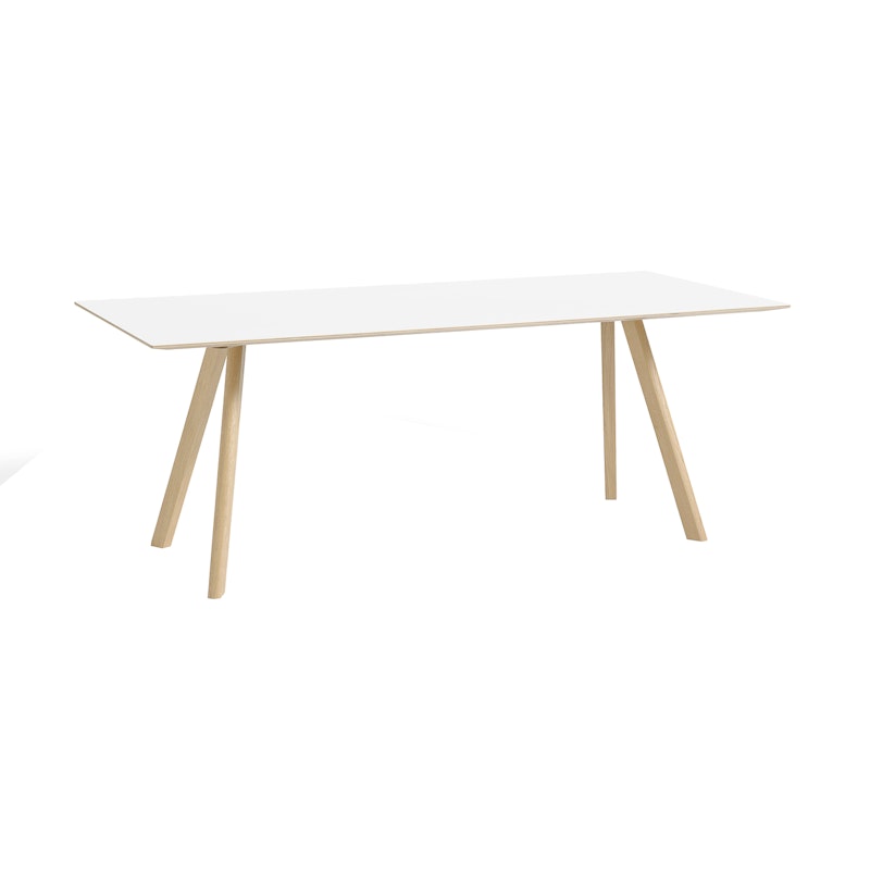 CPH 30 2.0 Table 90x200 cm, Water-based Lacquered Oak / White