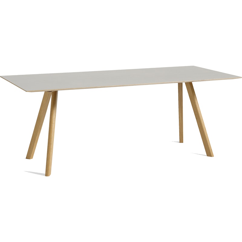 CPH 30 2.0 Table 90x200 cm, Water-based Lacquered Oak / Off-white