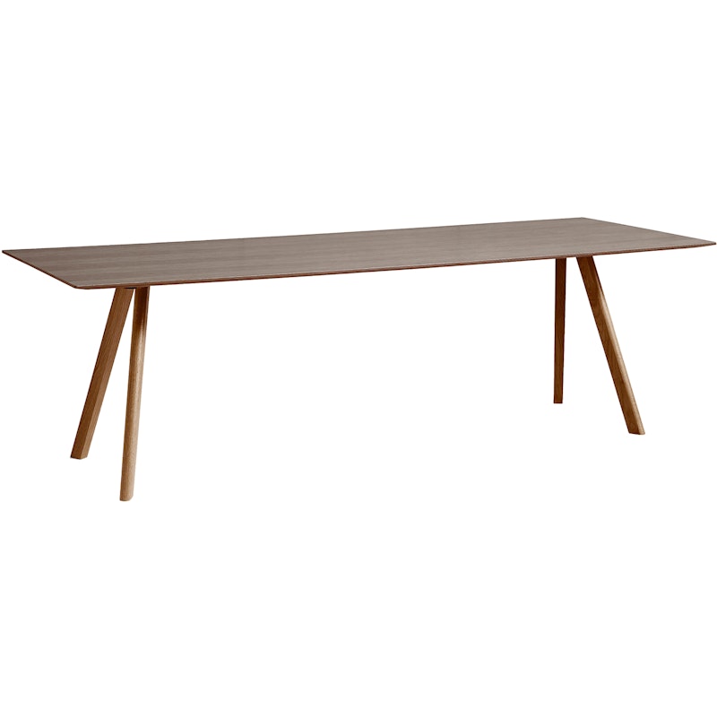 CPH 30 Table 90x250x74 cm, Water based lacquered Walnut