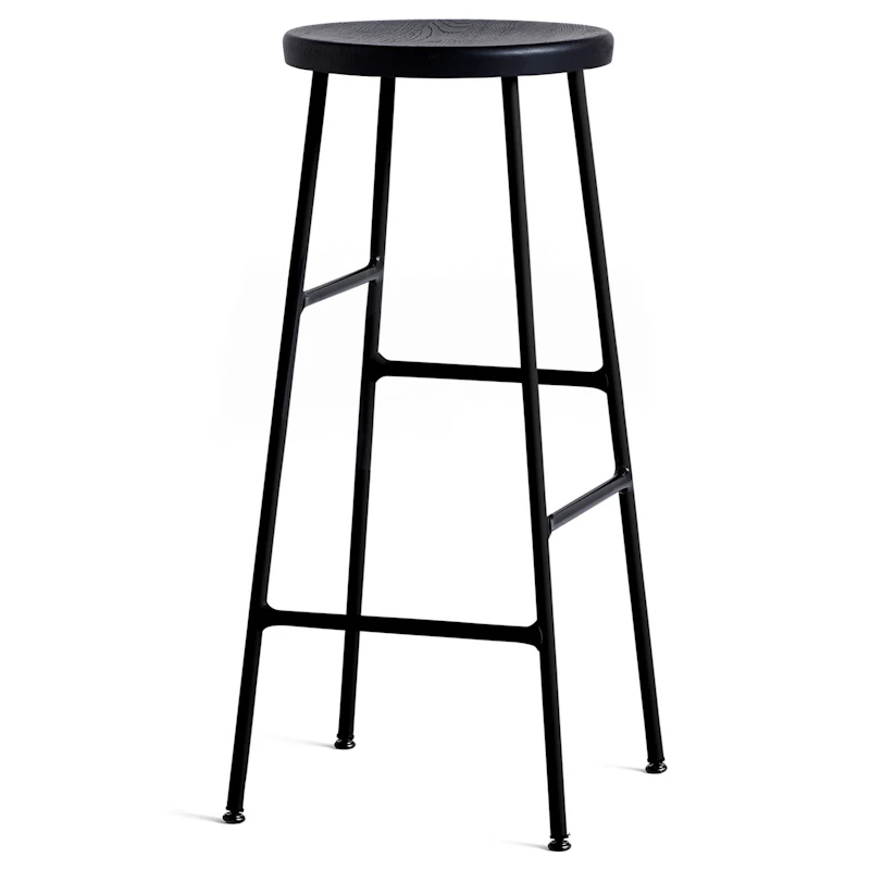 Cornet Barstol High, Black stained Oak/Black