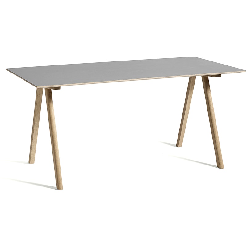 CPH 10 2.0 Desk, Water-based Lacquered Oak / Grey