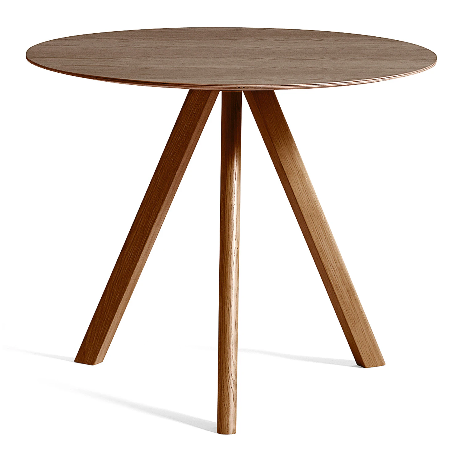 CPH 20 2.0 Table Ø90 cm, Water based lacquered Oak / Black