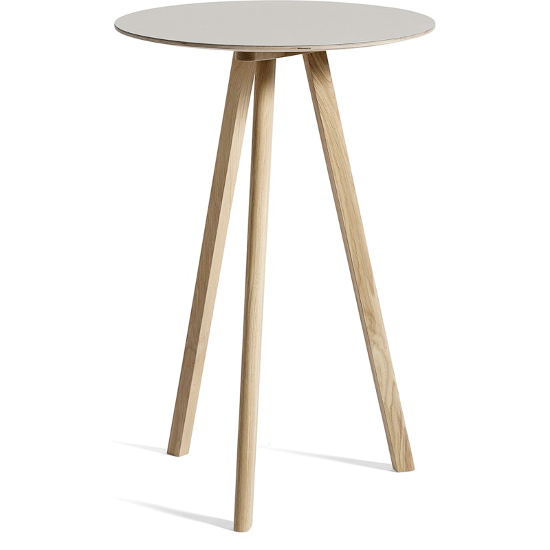 CPH 20 2.0 Bar Table Ø70x105 cm, Water-based Lacquered Oak / Off-white