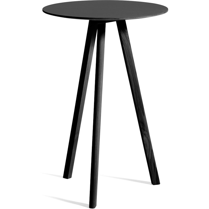 CPH 20 2.0 Bar Table Ø70x105 cm, Water-based Lacquered Oak / Black