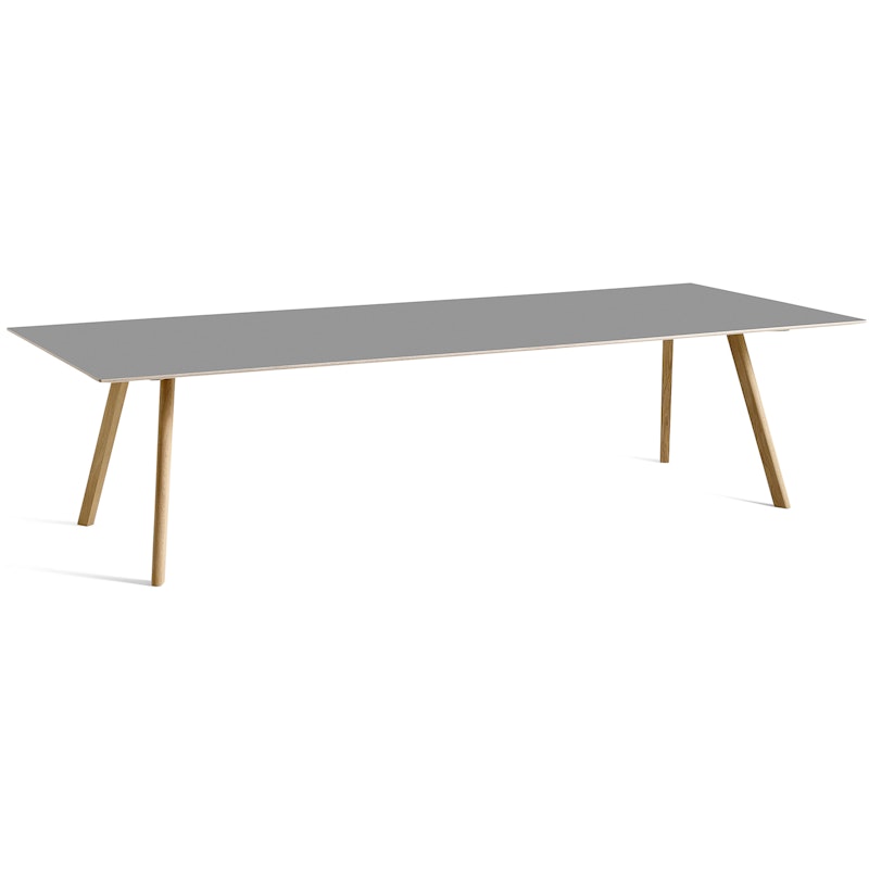 CPH 30 2.0 Table 300x90 cm, Water-based Lacquered Oak / Grey Linoleum