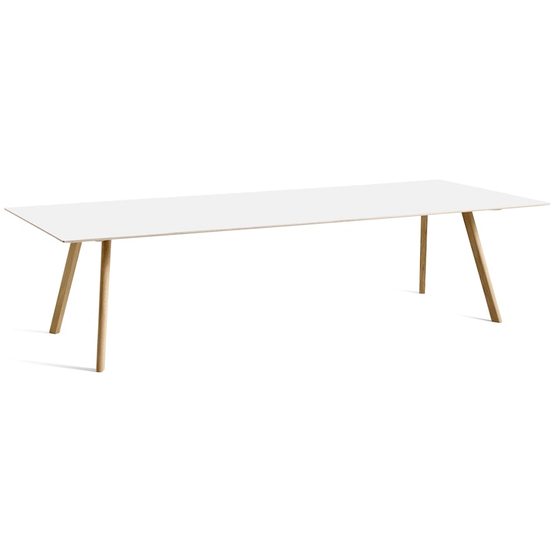 CPH 30 2.0 Table 300x90 cm, Water-based Lacquered Oak / White Laminate